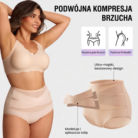 Bielizna modelująca z wysokim stanem